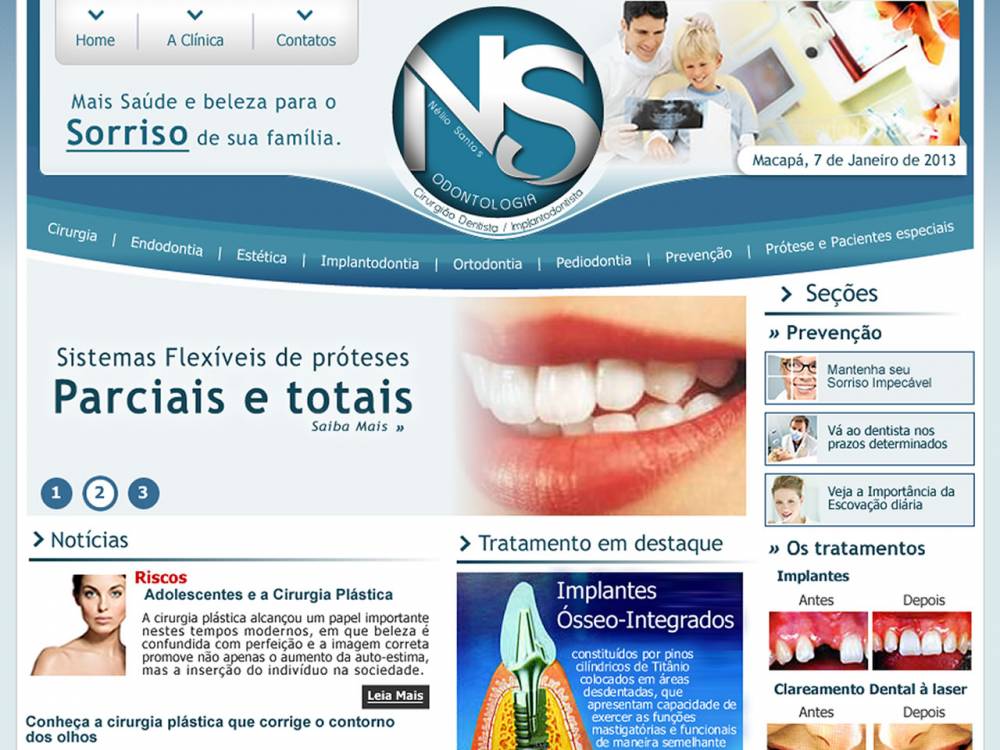 Cirurgião dentista implantodontista, estética, reabilitação oral e próteses